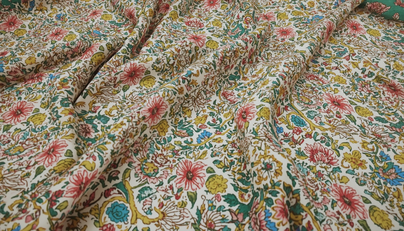 AKHILAM Women's Viscose Ethnic Motif Printed Saree With Unstitched Blouse Piece